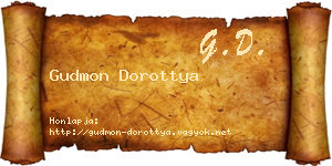 Gudmon Dorottya névjegykártya
